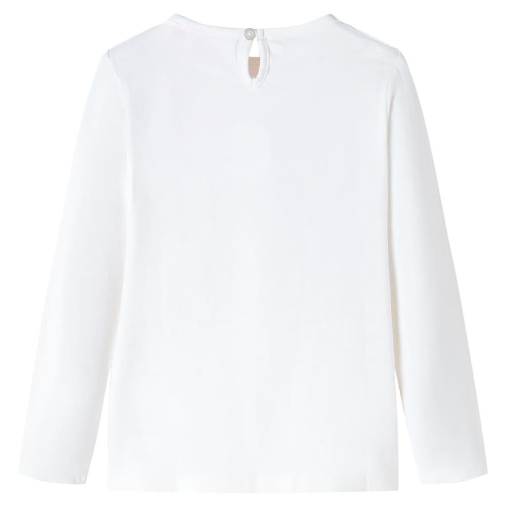 Kindershirt met lange mouwen 116 ecru is nu te koop bij PeponiXL, paradijselijk wonen!