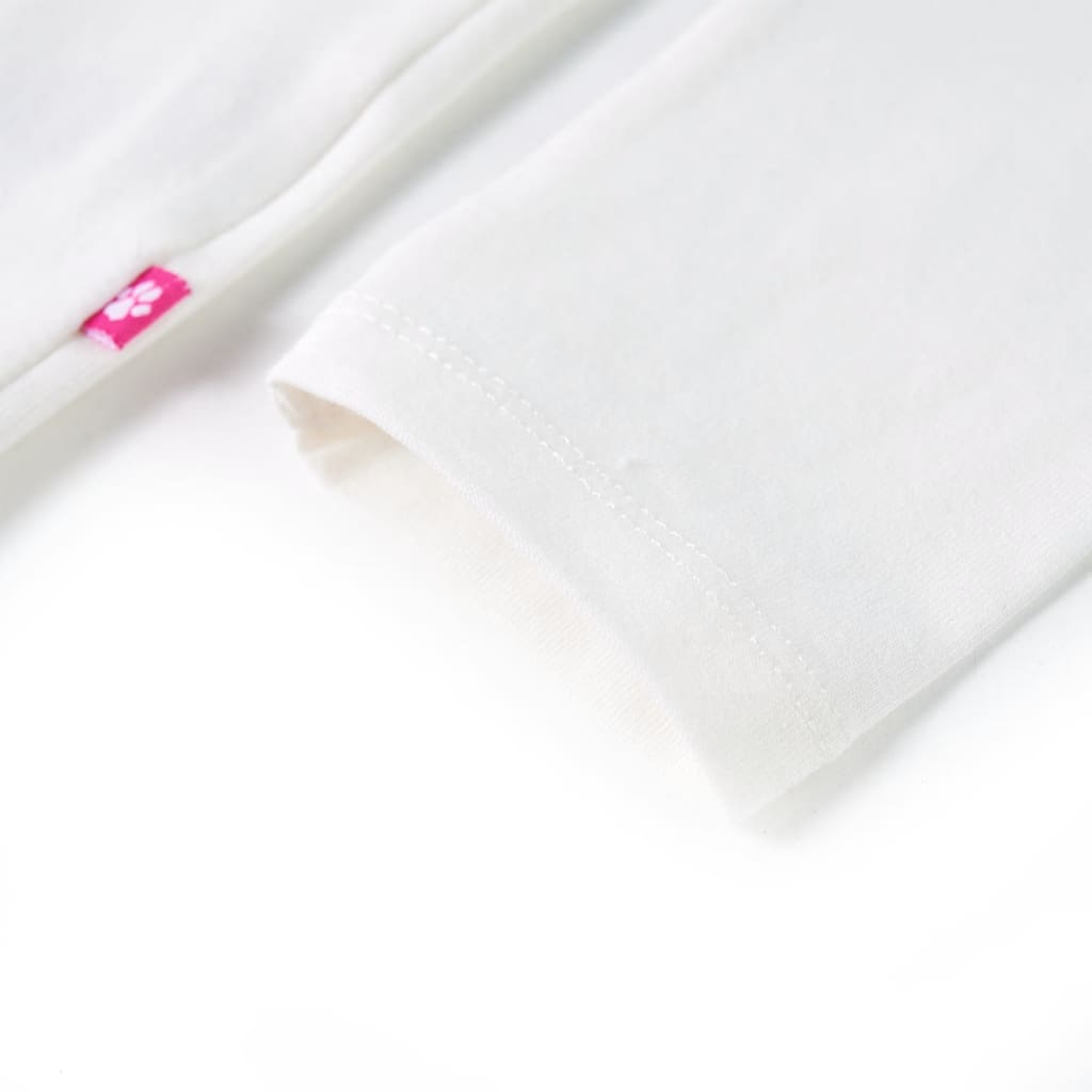 Kindershirt met lange mouwen 128 ecru is nu te koop bij PeponiXL, paradijselijk wonen!