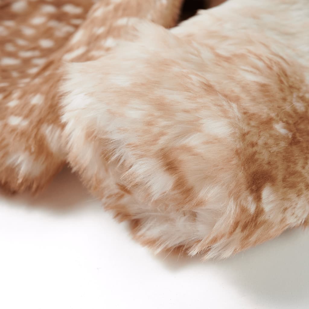 Kinderjas 116 kunstvacht cognackleurig is nu te koop bij PeponiXL, paradijselijk wonen!