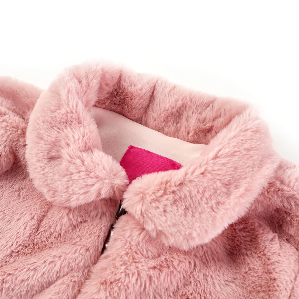 Kinderjas 92 kunstvacht roze is nu te koop bij PeponiXL, paradijselijk wonen!