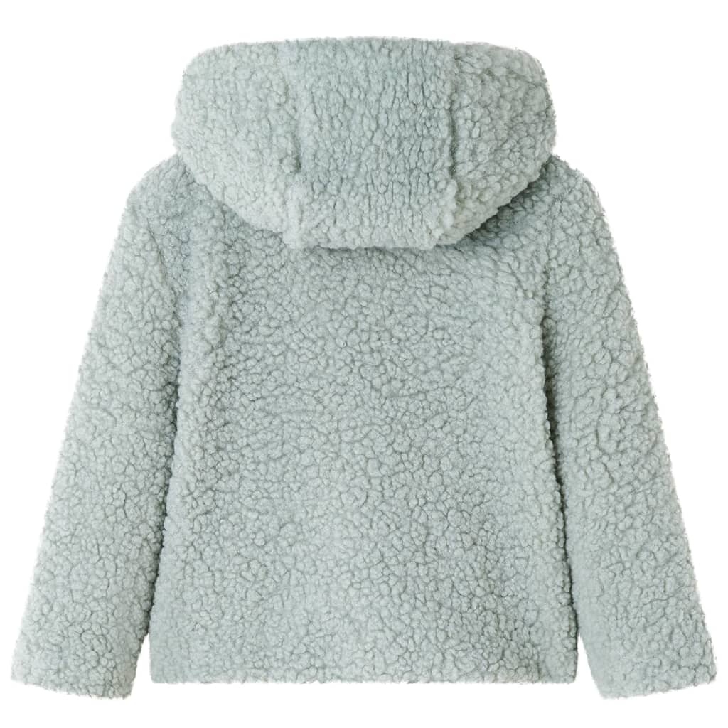 Kinderjas met capuchon teddy 92 kunstvacht mintgroen is nu te koop bij PeponiXL, paradijselijk wonen!
