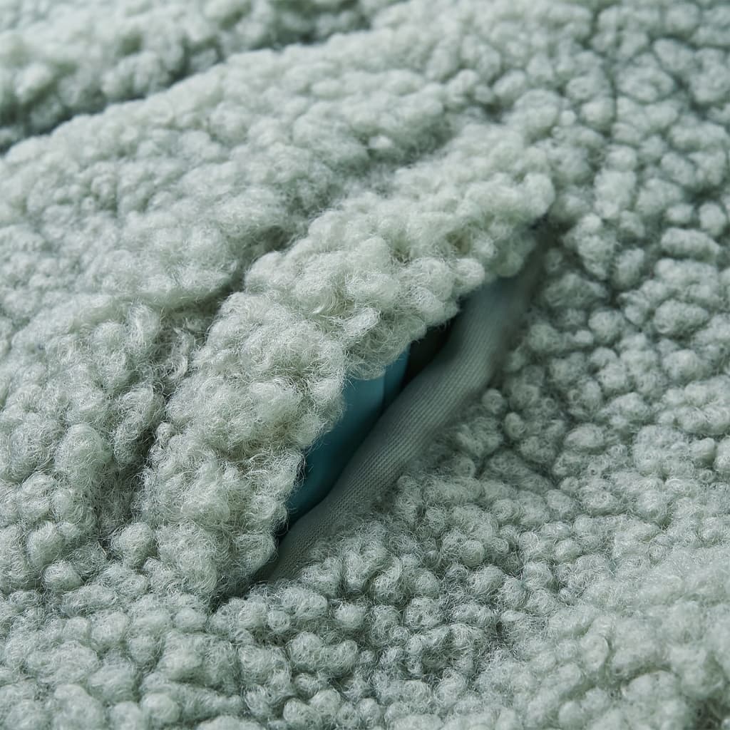 Kinderjas met capuchon teddy 116 kunstvacht mintkleurig is nu te koop bij PeponiXL, paradijselijk wonen!