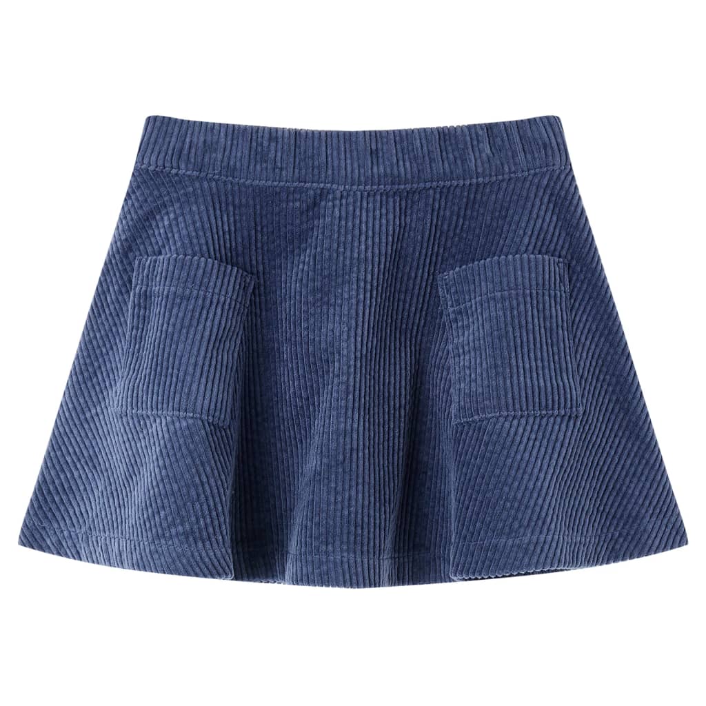 Kinderrok met zakken ribfluweel 104 marineblauw is nu te koop bij PeponiXL, paradijselijk wonen!
