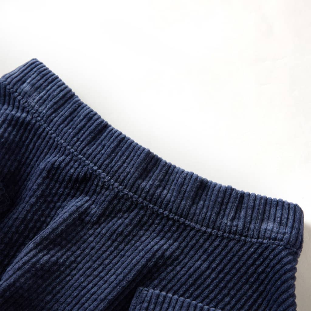 Kinderrok met zakken ribfluweel 104 marineblauw is nu te koop bij PeponiXL, paradijselijk wonen!