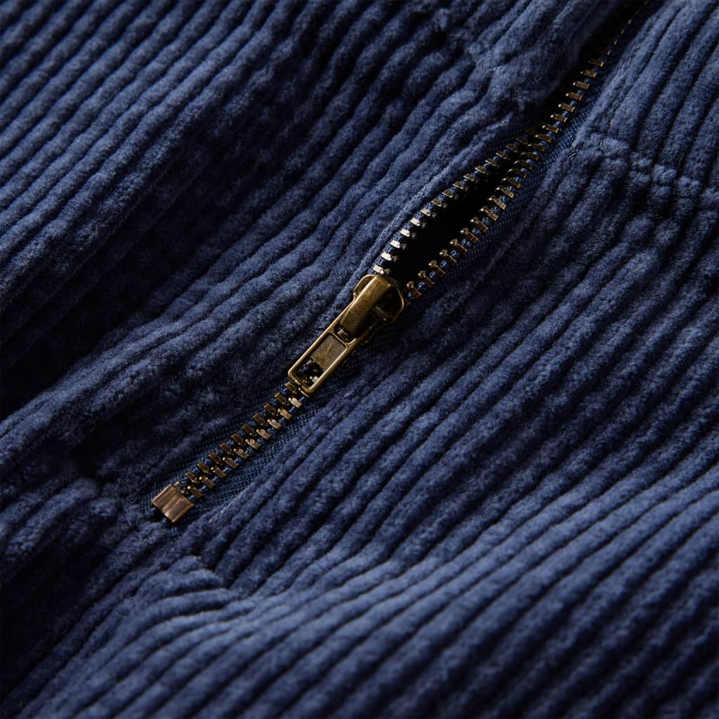 Kinderrok met zakken ribfluweel 104 marineblauw is nu te koop bij PeponiXL, paradijselijk wonen!