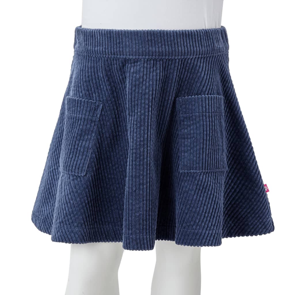 Kinderrok met zakken ribfluweel 104 marineblauw is nu te koop bij PeponiXL, paradijselijk wonen!