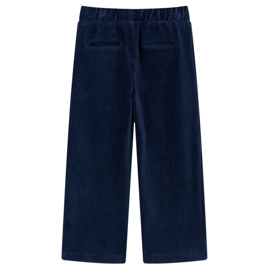 Kinderbroek 116 ribfluweel marineblauw is nu te koop bij PeponiXL, paradijselijk wonen!