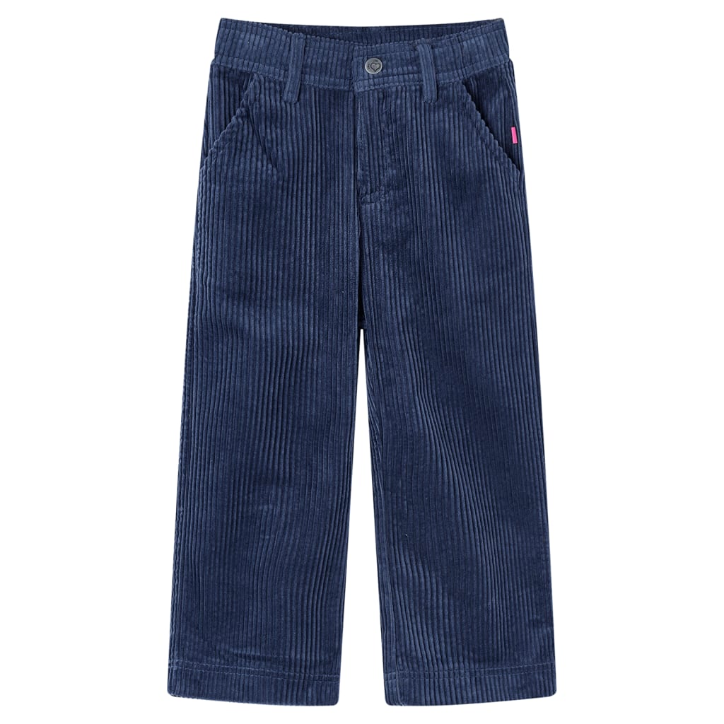 Kinderbroek 104 ribfluweel marineblauw is nu te koop bij PeponiXL, paradijselijk wonen!