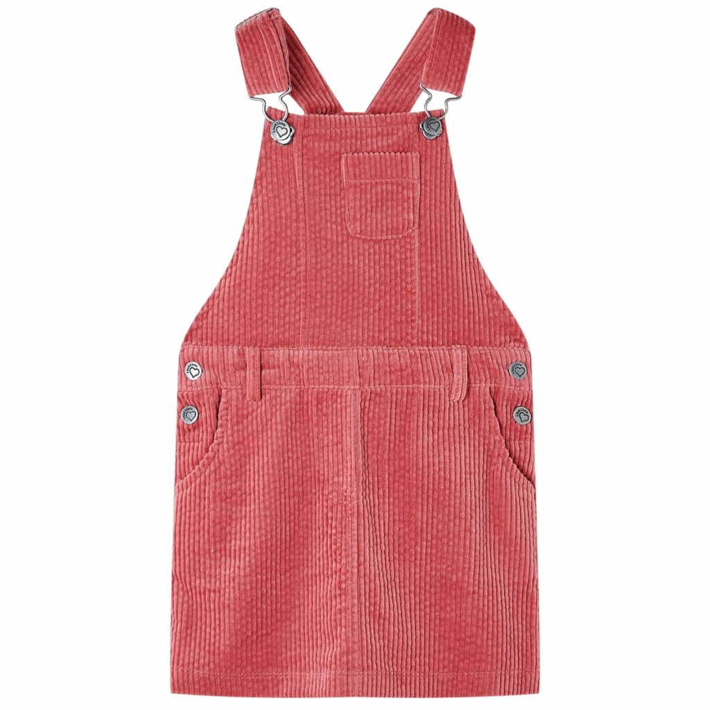 Kindertuinjurk 92 ribfluweel roze is nu te koop bij PeponiXL, paradijselijk wonen!