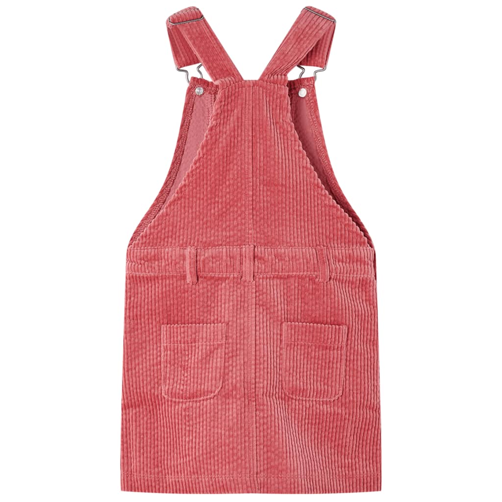 Kindertuinjurk 92 ribfluweel roze is nu te koop bij PeponiXL, paradijselijk wonen!