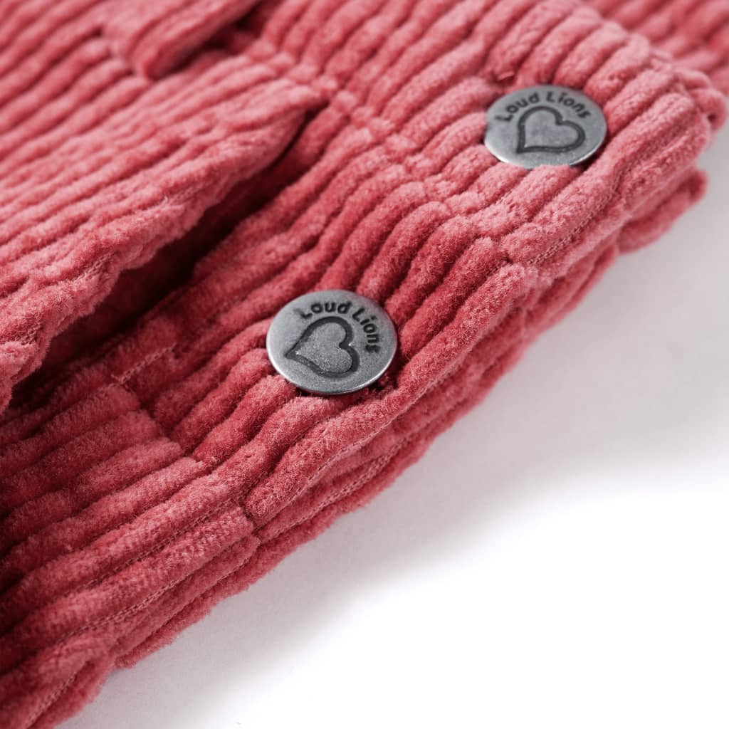 Kindertuinjurk 92 ribfluweel roze is nu te koop bij PeponiXL, paradijselijk wonen!