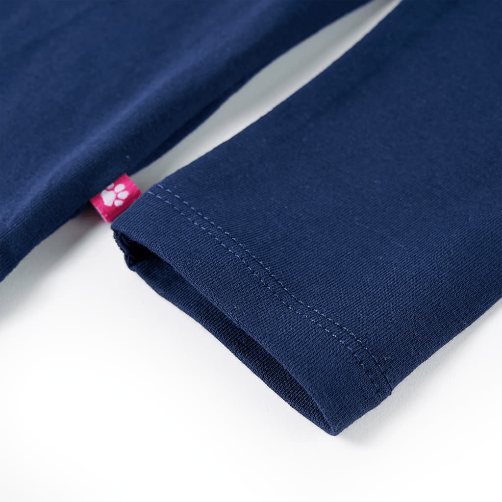 Kindershirt met lange mouwen 92 marineblauw is nu te koop bij PeponiXL, paradijselijk wonen!