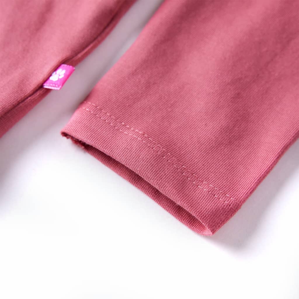 Kindershirt met lange mouwen 116 oudroze is nu te koop bij PeponiXL, paradijselijk wonen!