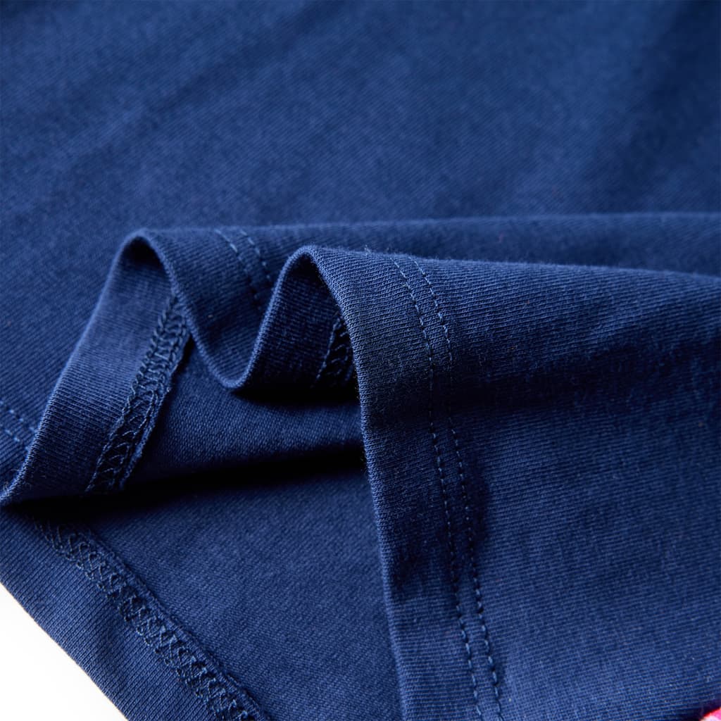 Kindershirt met lange mouwen 104 marineblauw is nu te koop bij PeponiXL, paradijselijk wonen!