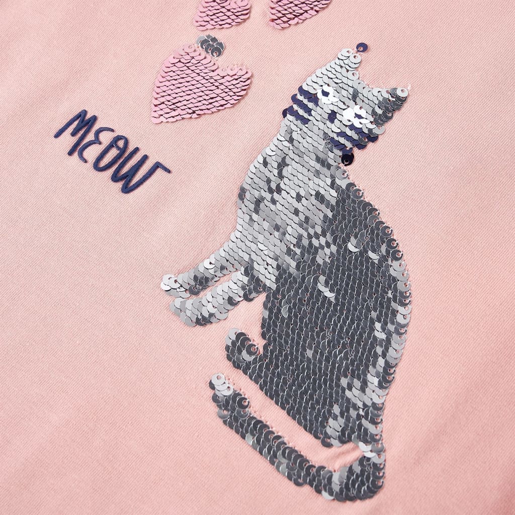 Kindershirt met lange mouwen 128 lichtroze is nu te koop bij PeponiXL, paradijselijk wonen!