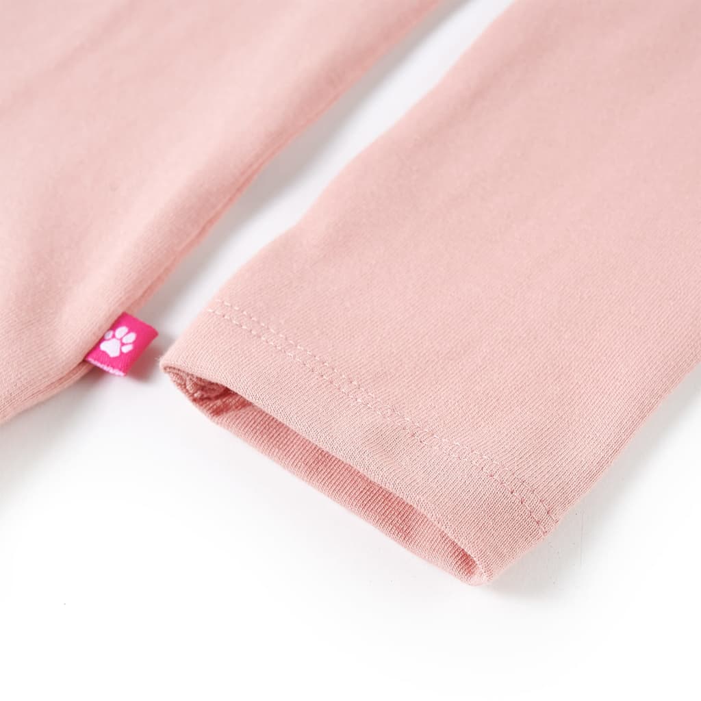 Kindershirt met lange mouwen 128 lichtroze is nu te koop bij PeponiXL, paradijselijk wonen!