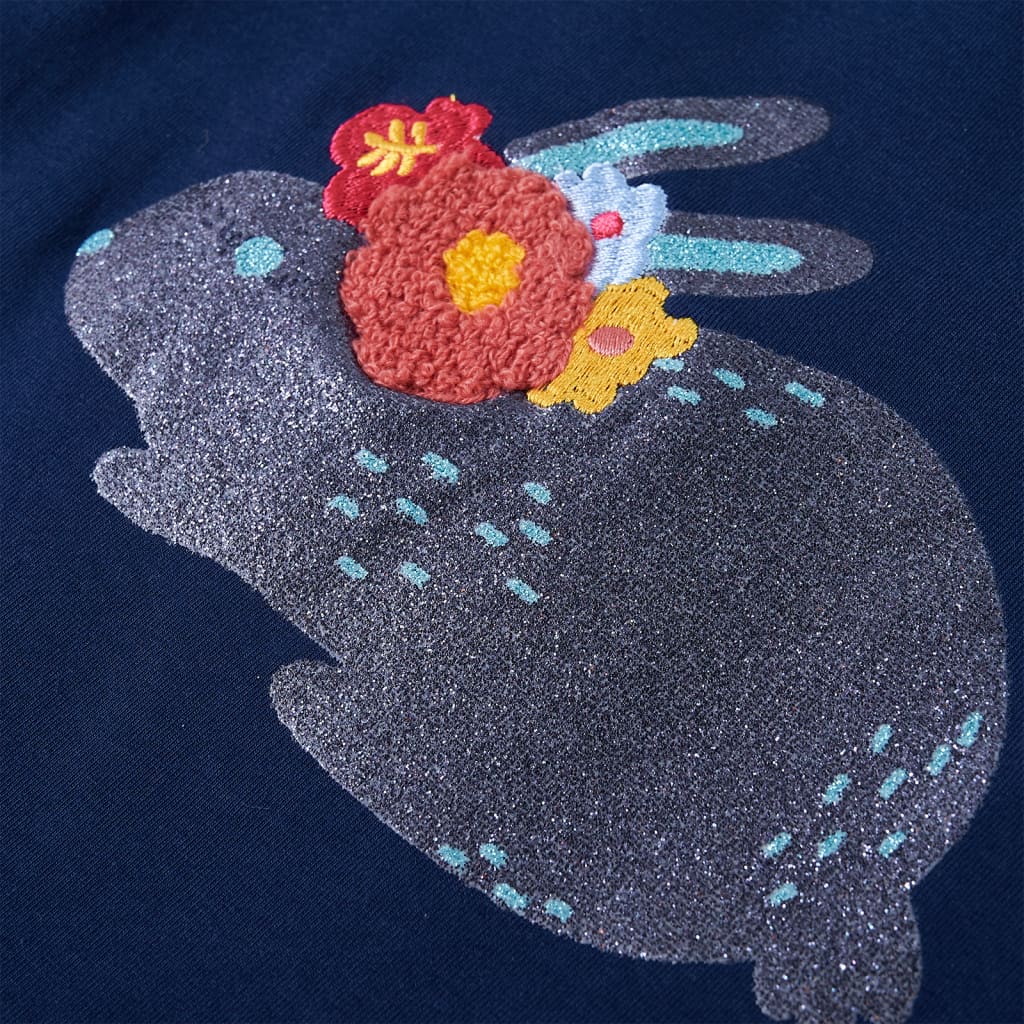 Kindershirt met lange mouwen 104 marineblauw is nu te koop bij PeponiXL, paradijselijk wonen!