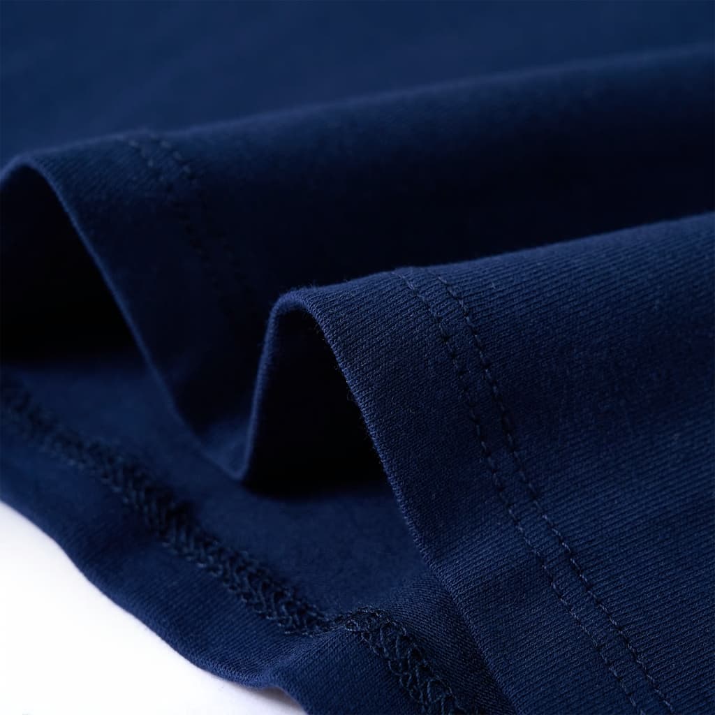 Kindershirt met lange mouwen 104 marineblauw is nu te koop bij PeponiXL, paradijselijk wonen!