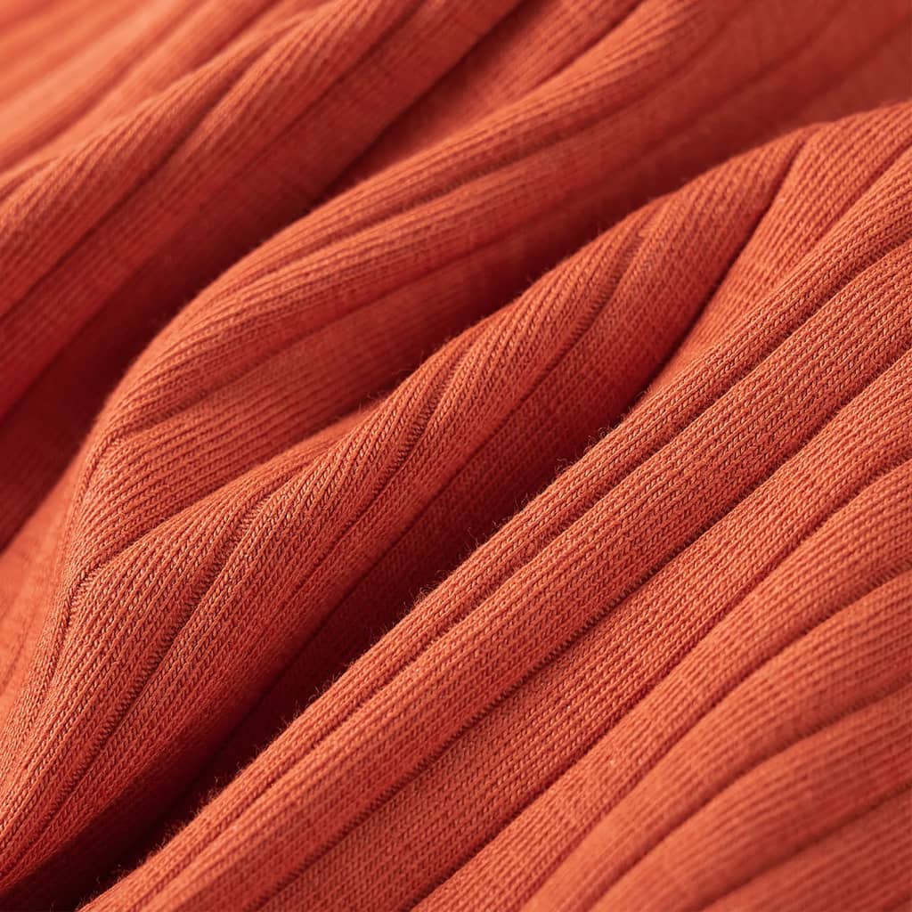 Kindershirt met lange mouwen 116 oranjebruin is nu te koop bij PeponiXL, paradijselijk wonen!