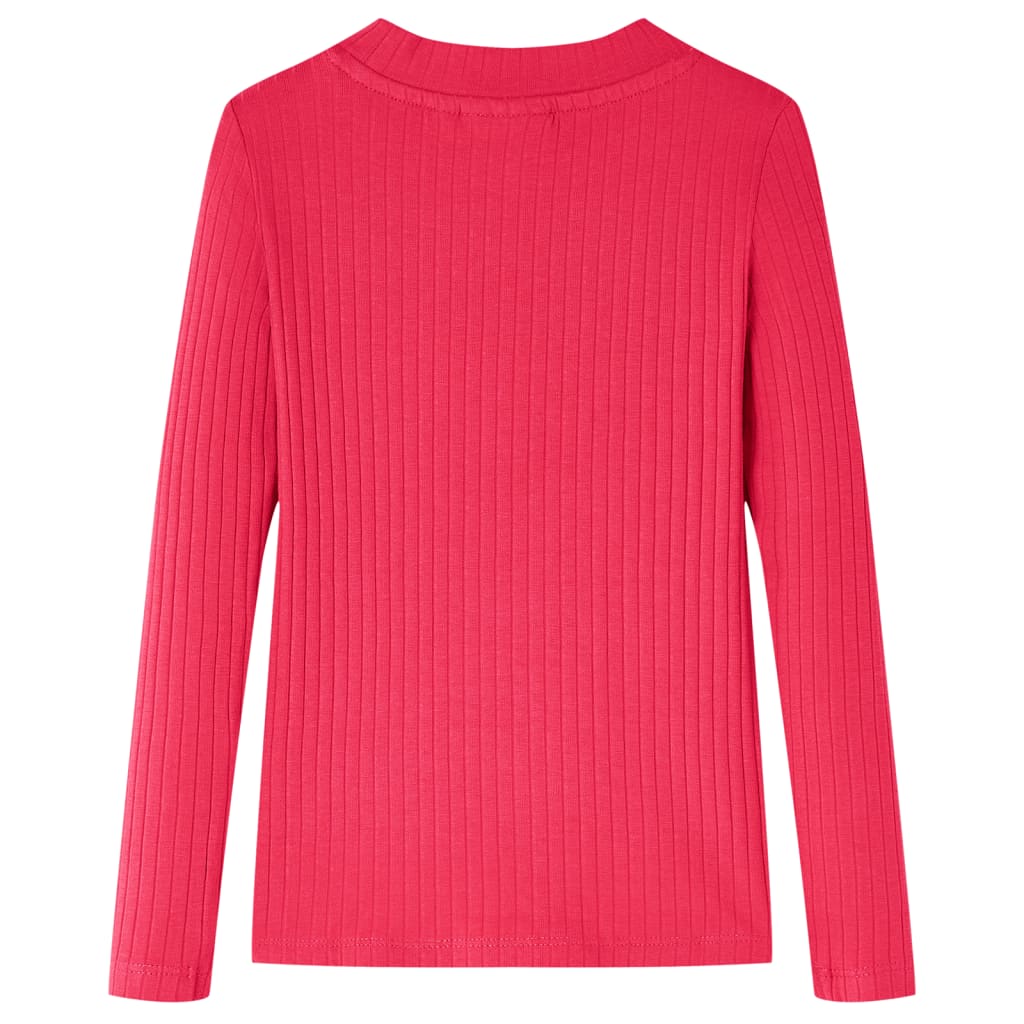 Kindershirt met lange mouwen 128 felroze is nu te koop bij PeponiXL, paradijselijk wonen!