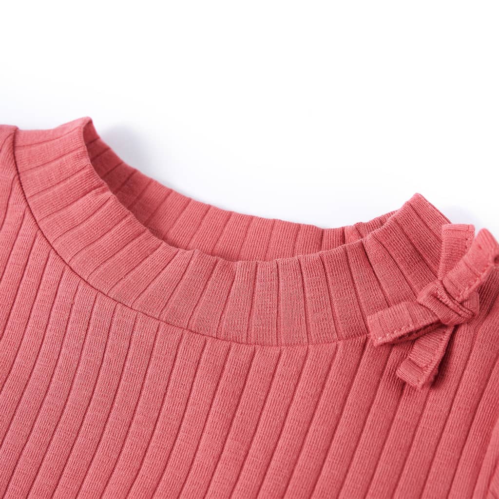 Kindershirt met lange mouwen 92 oudroze is nu te koop bij PeponiXL, paradijselijk wonen!