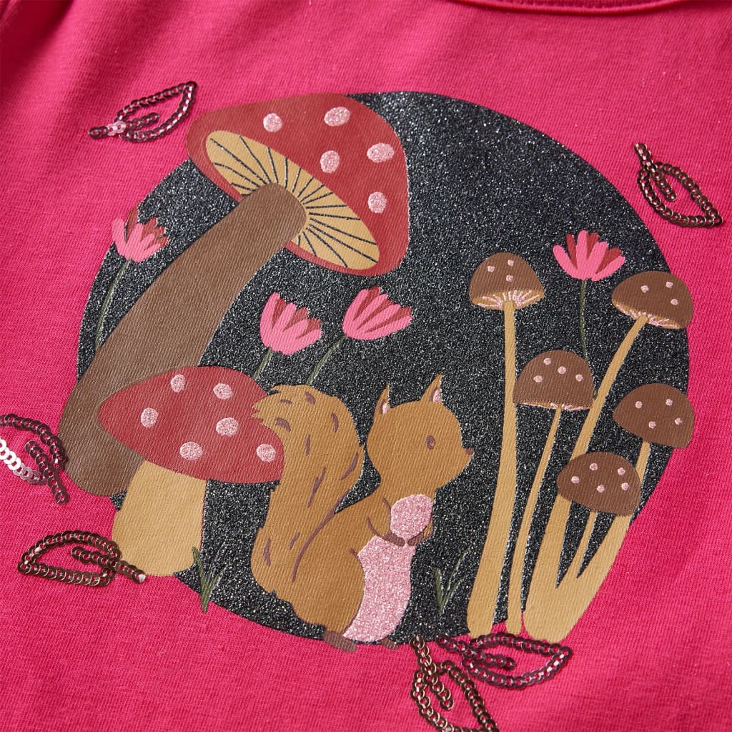 Kindershirt met lange mouwen 104 felroze is nu te koop bij PeponiXL, paradijselijk wonen!