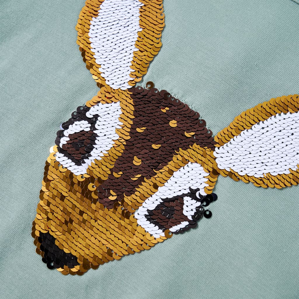 Kindershirt met lange mouwen 116 middelmintkleurig is nu te koop bij PeponiXL, paradijselijk wonen!