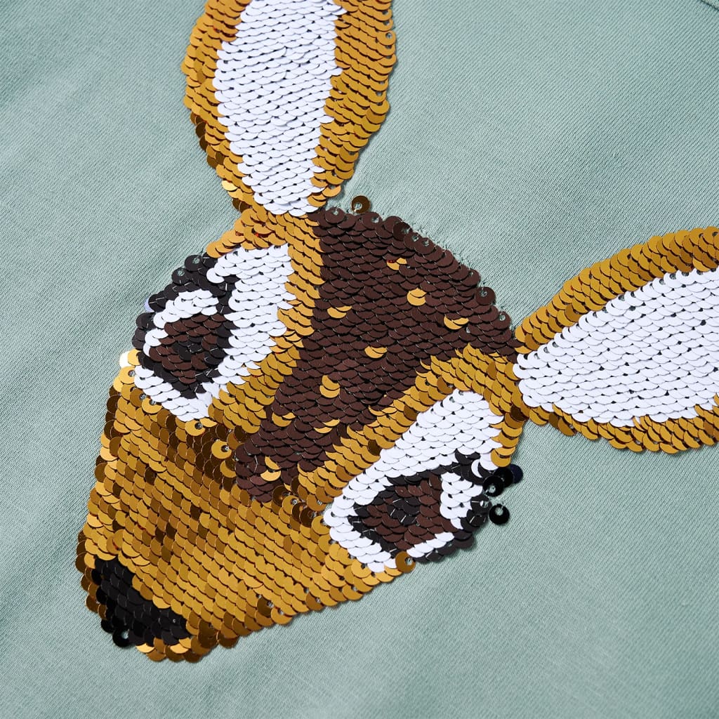 Kindershirt met lange mouwen 128 middelmintkleurig is nu te koop bij PeponiXL, paradijselijk wonen!