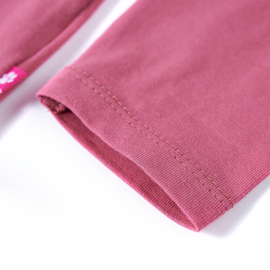 Kindershirt met lange mouwen 116 frambozenkleurig is nu te koop bij PeponiXL, paradijselijk wonen!