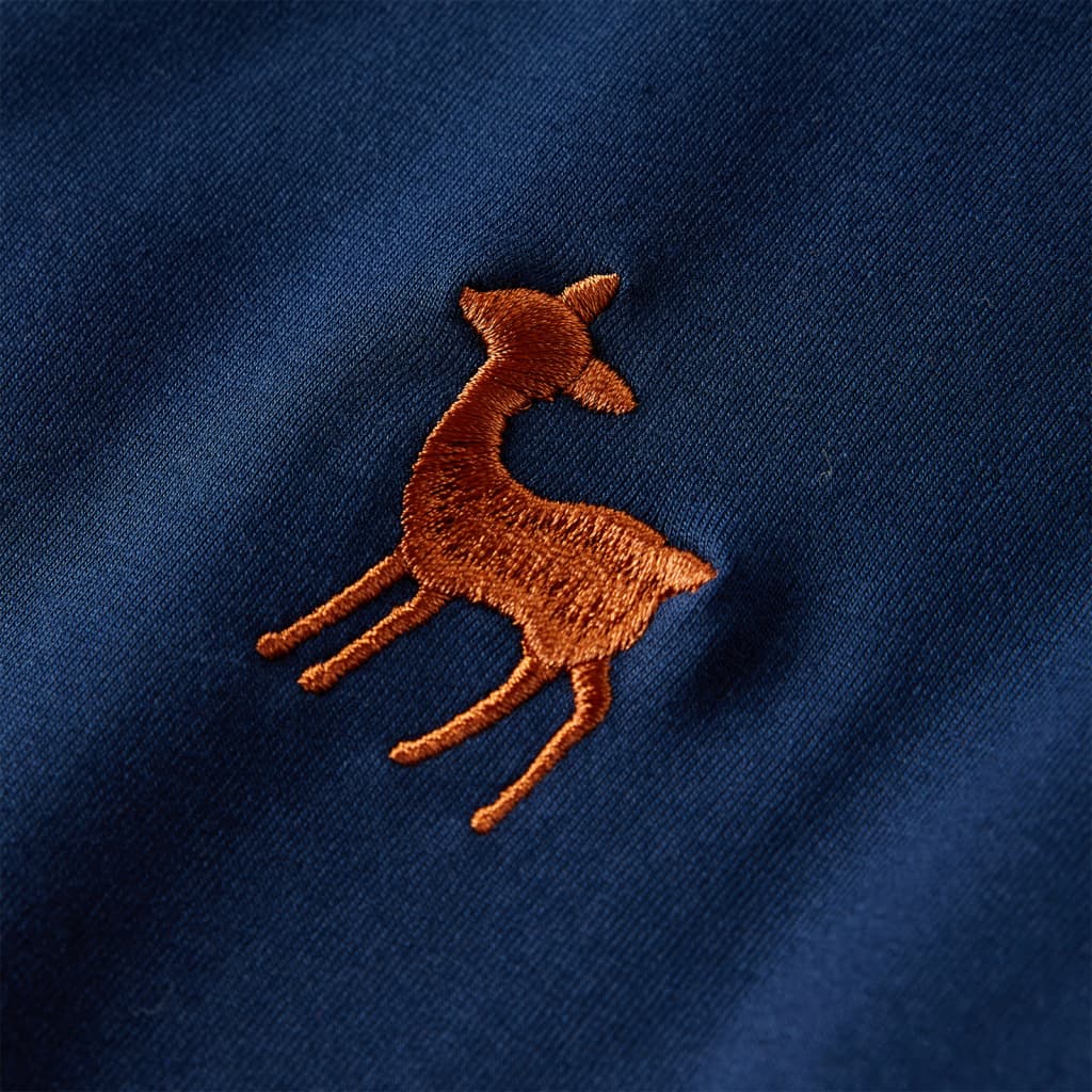 Kinderjurk met lange mouwen 92 marineblauw is nu te koop bij PeponiXL, paradijselijk wonen!