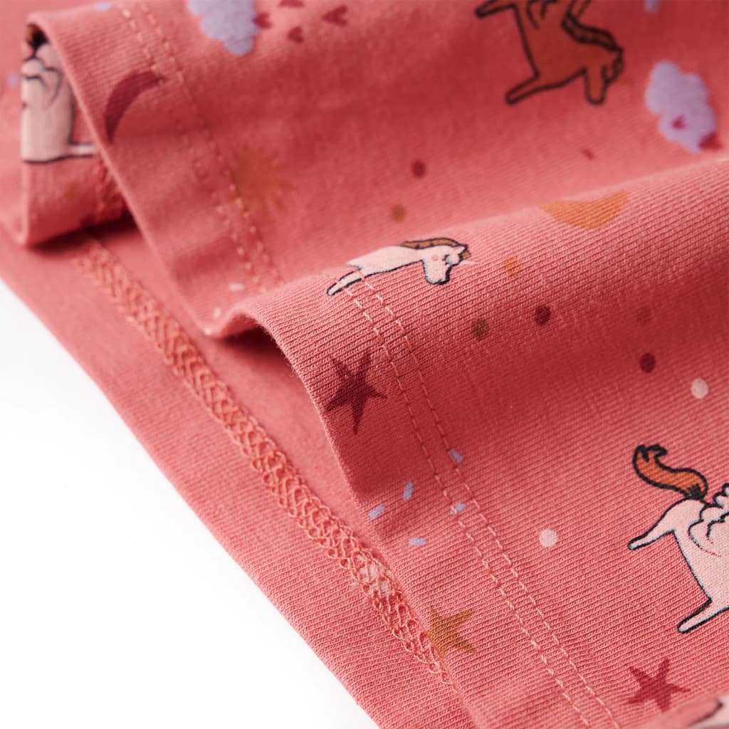 Kinderpyjama met lange mouwen 92 oudroze is nu te koop bij PeponiXL, paradijselijk wonen!