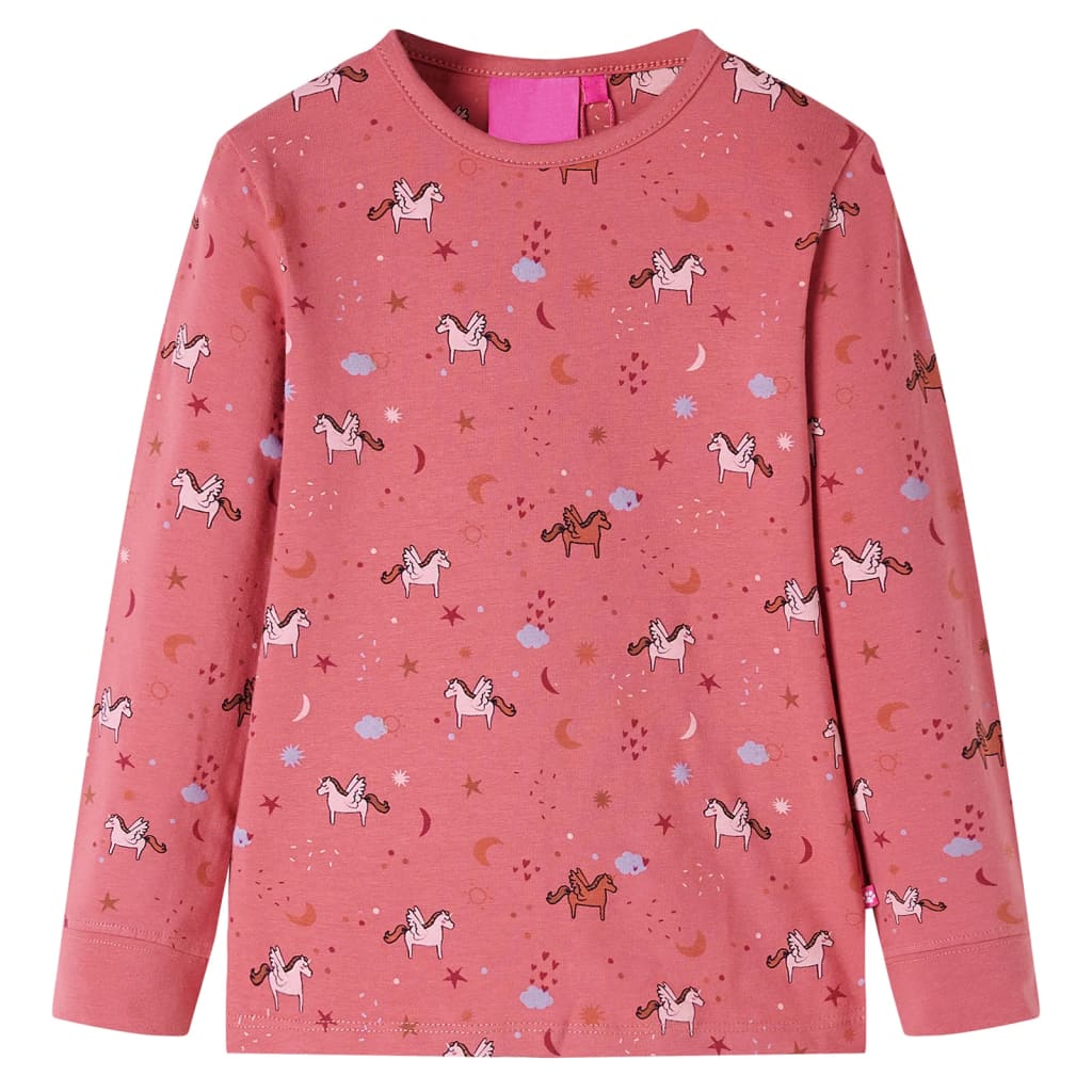 Kinderpyjama met lange mouwen 104 oudroze is nu te koop bij PeponiXL, paradijselijk wonen!
