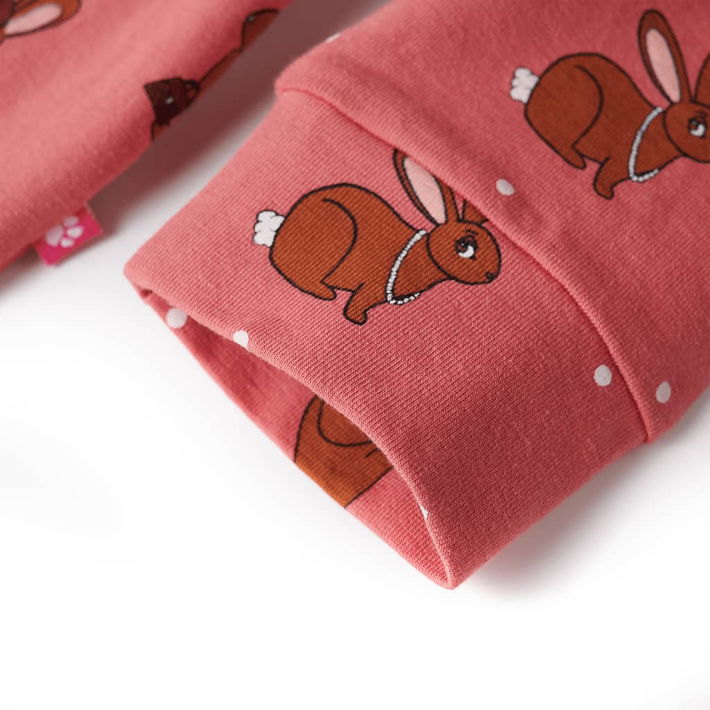Kinderonesie met capuchon 92 oudroze is nu te koop bij PeponiXL, paradijselijk wonen!