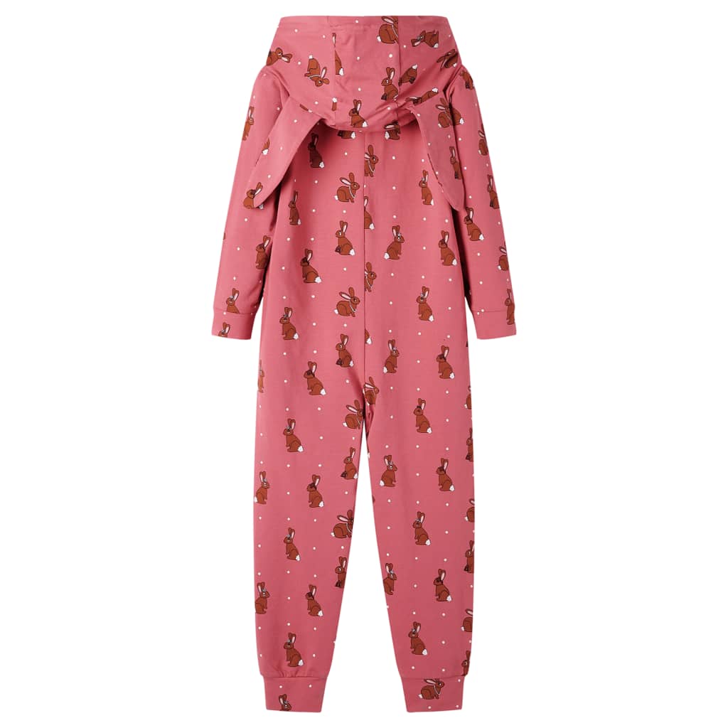 Kinderonesie met capuchon 104 oudroze is nu te koop bij PeponiXL, paradijselijk wonen!