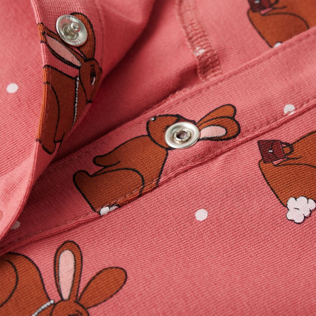 Kinderonesie met capuchon 104 oudroze is nu te koop bij PeponiXL, paradijselijk wonen!