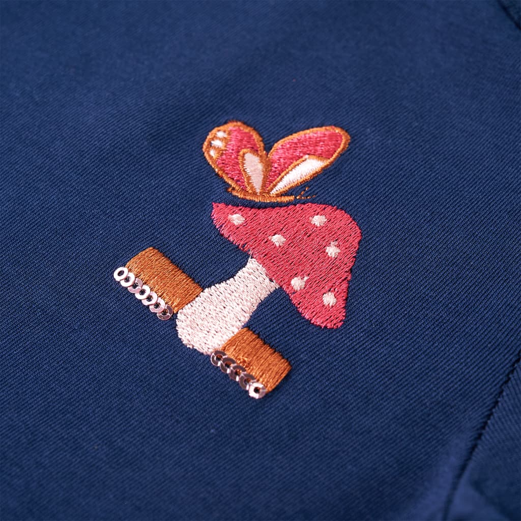 Kindershirt met lange mouwen 116 marineblauw is nu te koop bij PeponiXL, paradijselijk wonen!