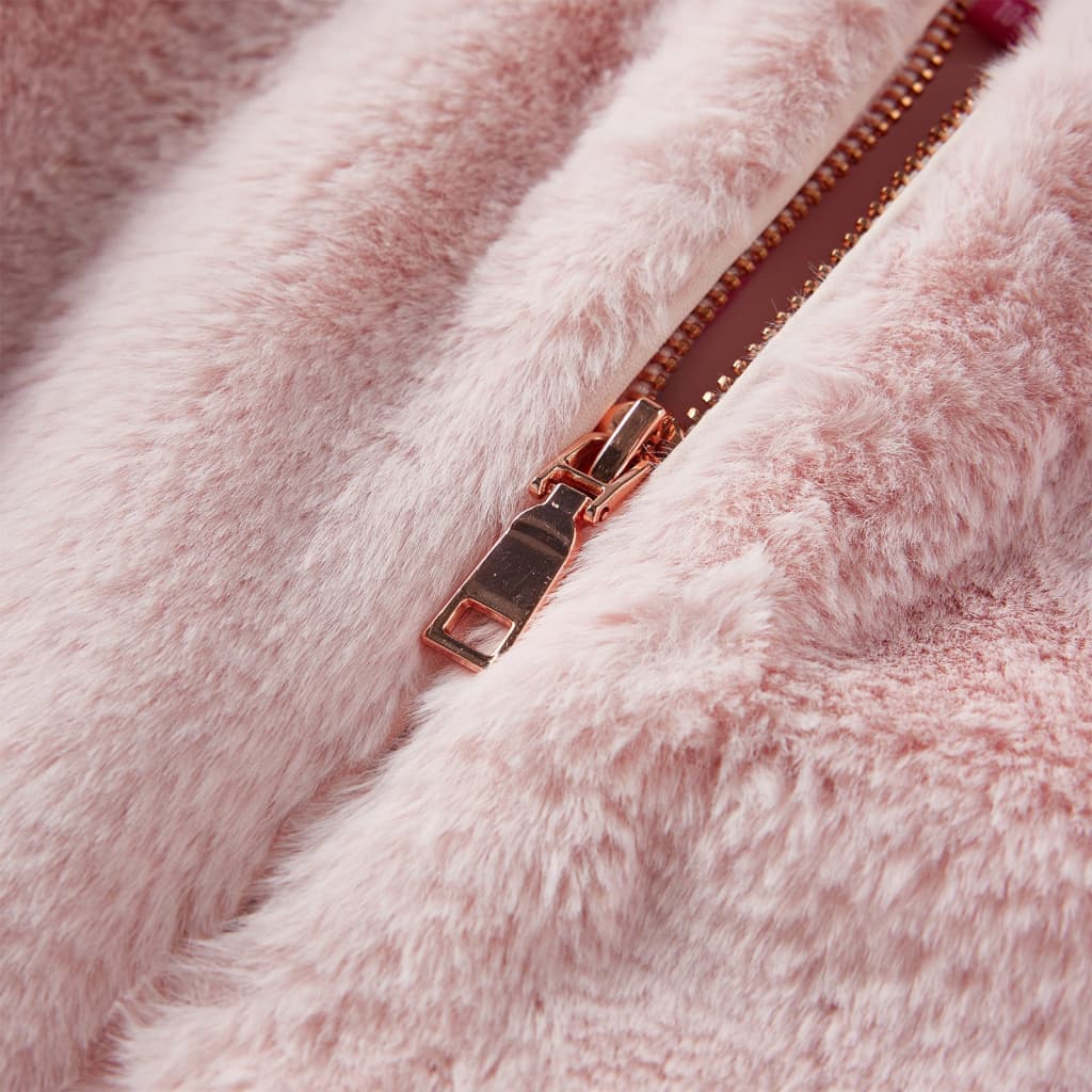 Kinderjas 104 kunstvacht zachtroze is nu te koop bij PeponiXL, paradijselijk wonen!