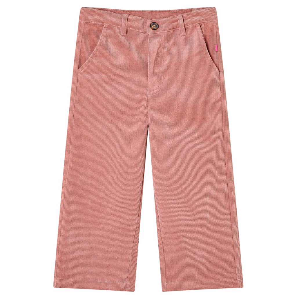 Kinderbroek 104 ribfluweel oudroze is nu te koop bij PeponiXL, paradijselijk wonen!