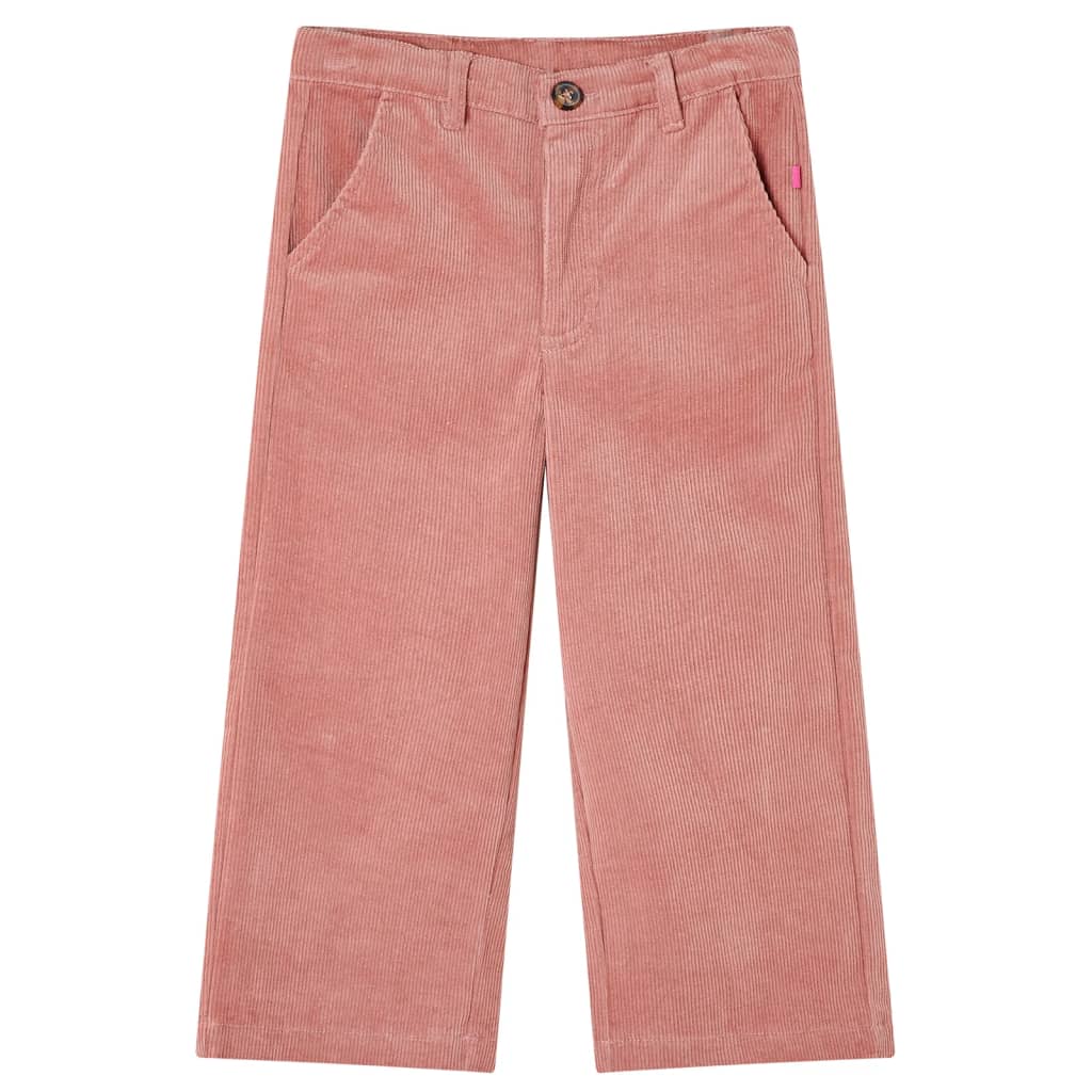 Kinderbroek 116 ribfluweel oudroze is nu te koop bij PeponiXL, paradijselijk wonen!