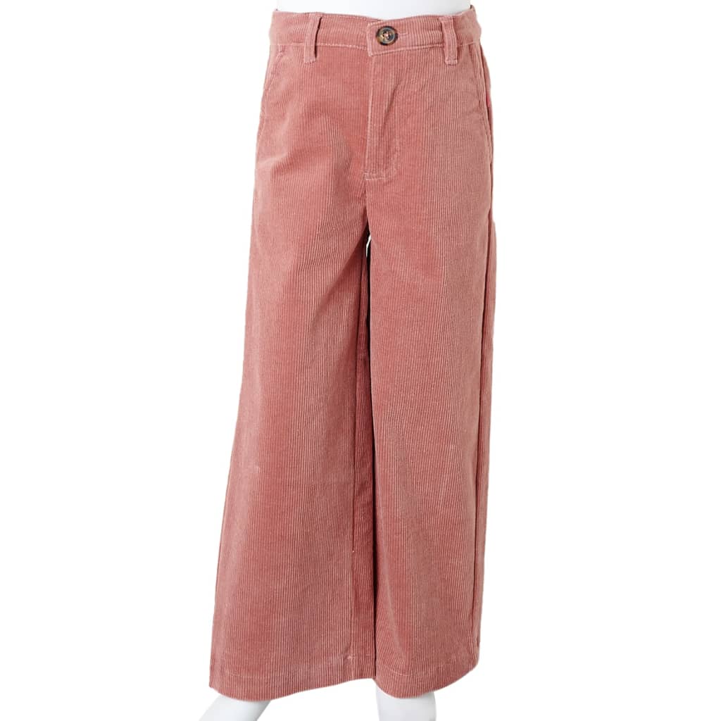 Kinderbroek 116 ribfluweel oudroze is nu te koop bij PeponiXL, paradijselijk wonen!