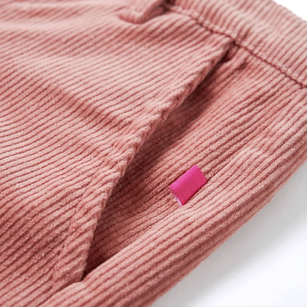 Kinderbroek 128 ribfluweel oudroze is nu te koop bij PeponiXL, paradijselijk wonen!