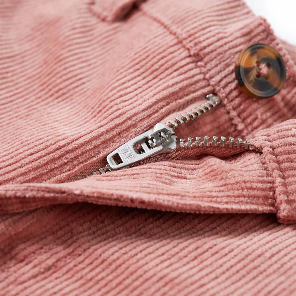 Kinderbroek 128 ribfluweel oudroze is nu te koop bij PeponiXL, paradijselijk wonen!