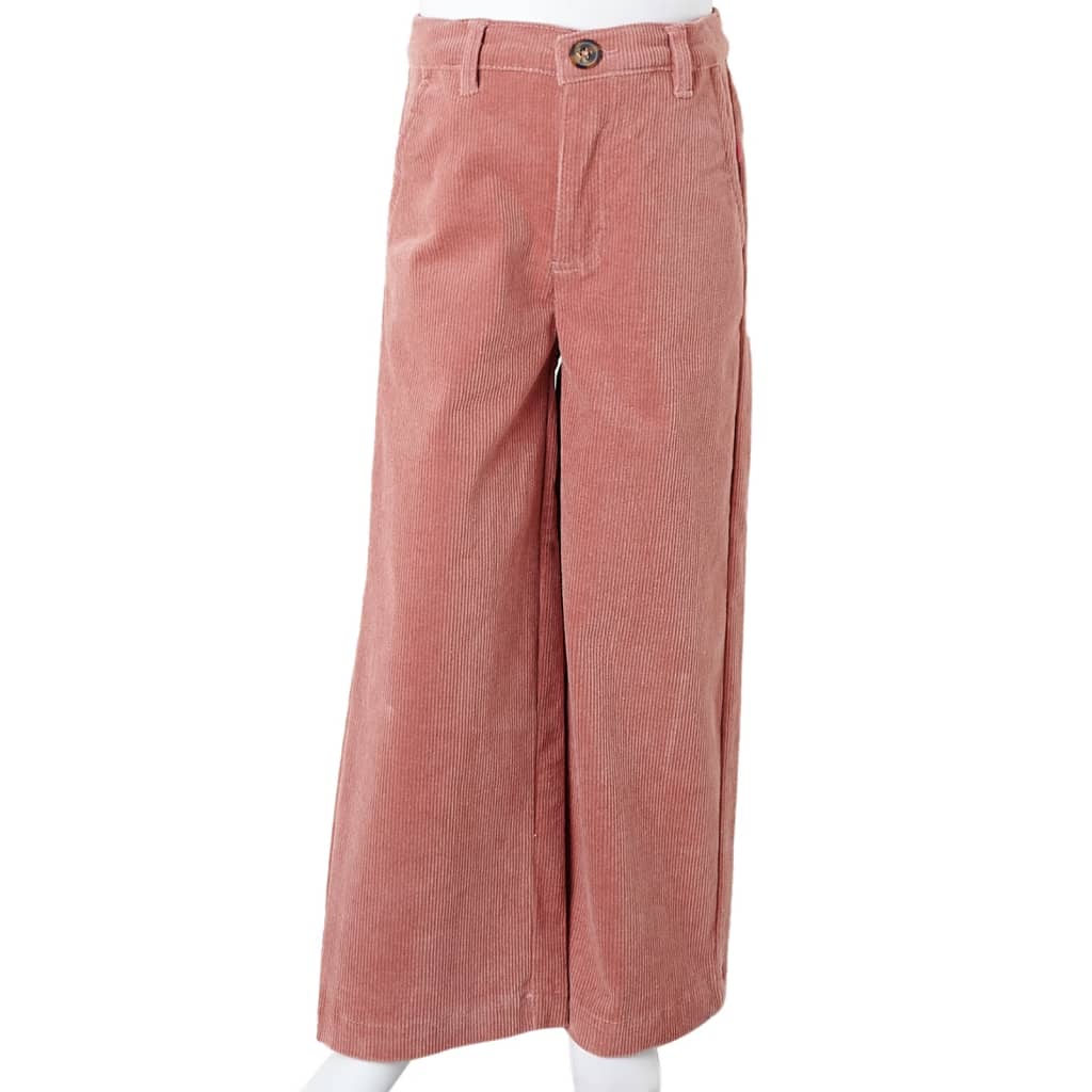 Kinderbroek 128 ribfluweel oudroze is nu te koop bij PeponiXL, paradijselijk wonen!