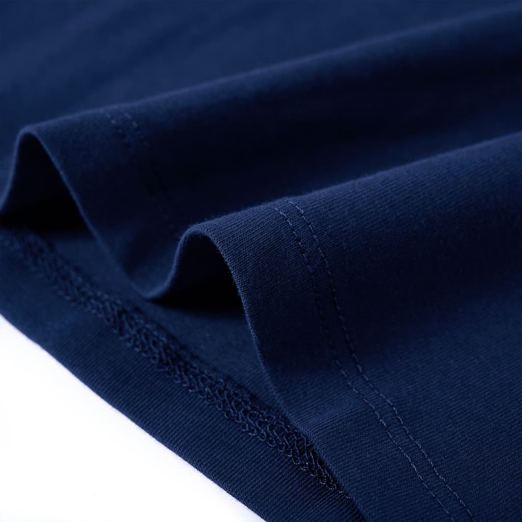 Kindershirt met lange mouwen 104 marineblauw is nu te koop bij PeponiXL, paradijselijk wonen!