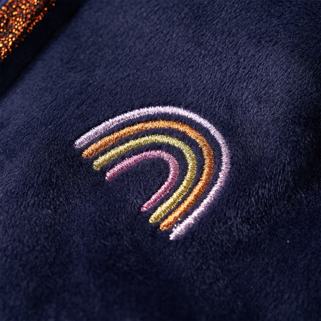 Kinderjas met capuchon 116 marineblauw is nu te koop bij PeponiXL, paradijselijk wonen!