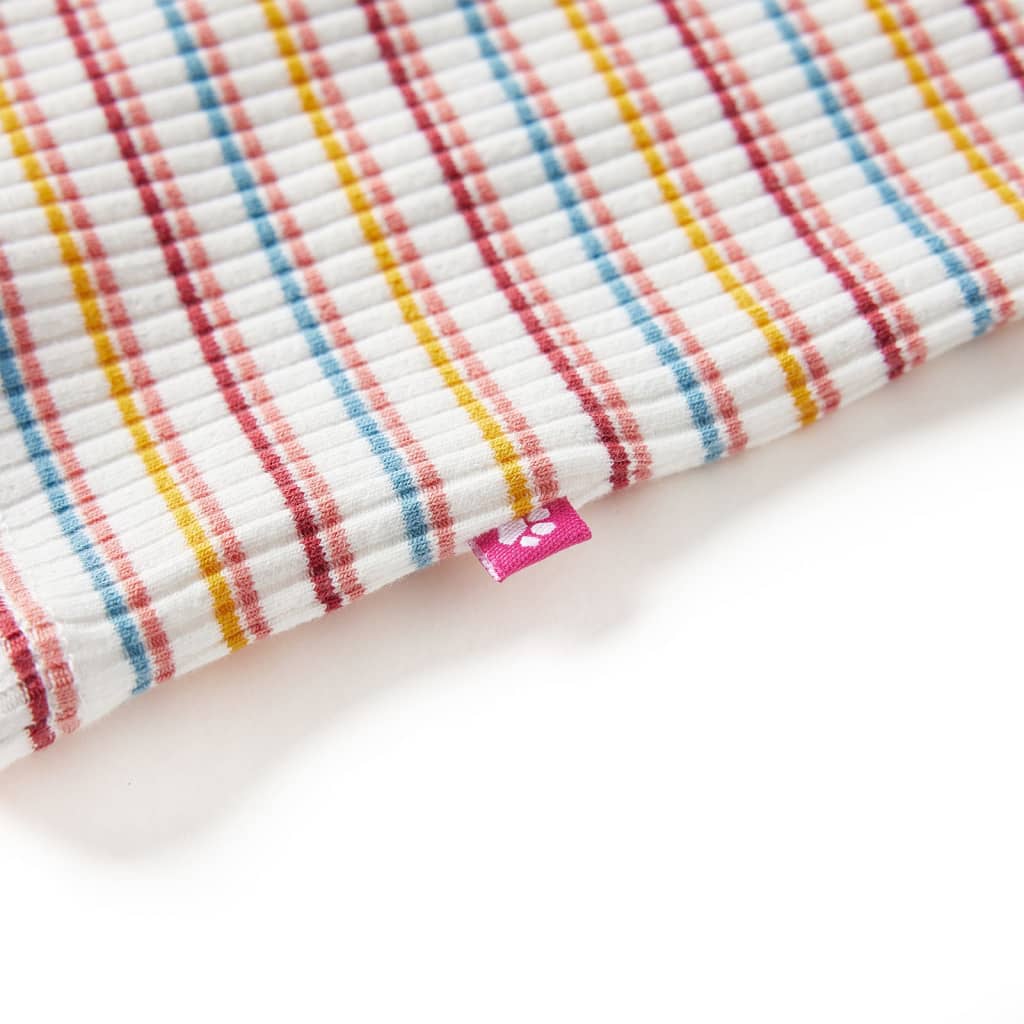 Kindershirt met lange mouwen 104 gestreept ecru is nu te koop bij PeponiXL, paradijselijk wonen!