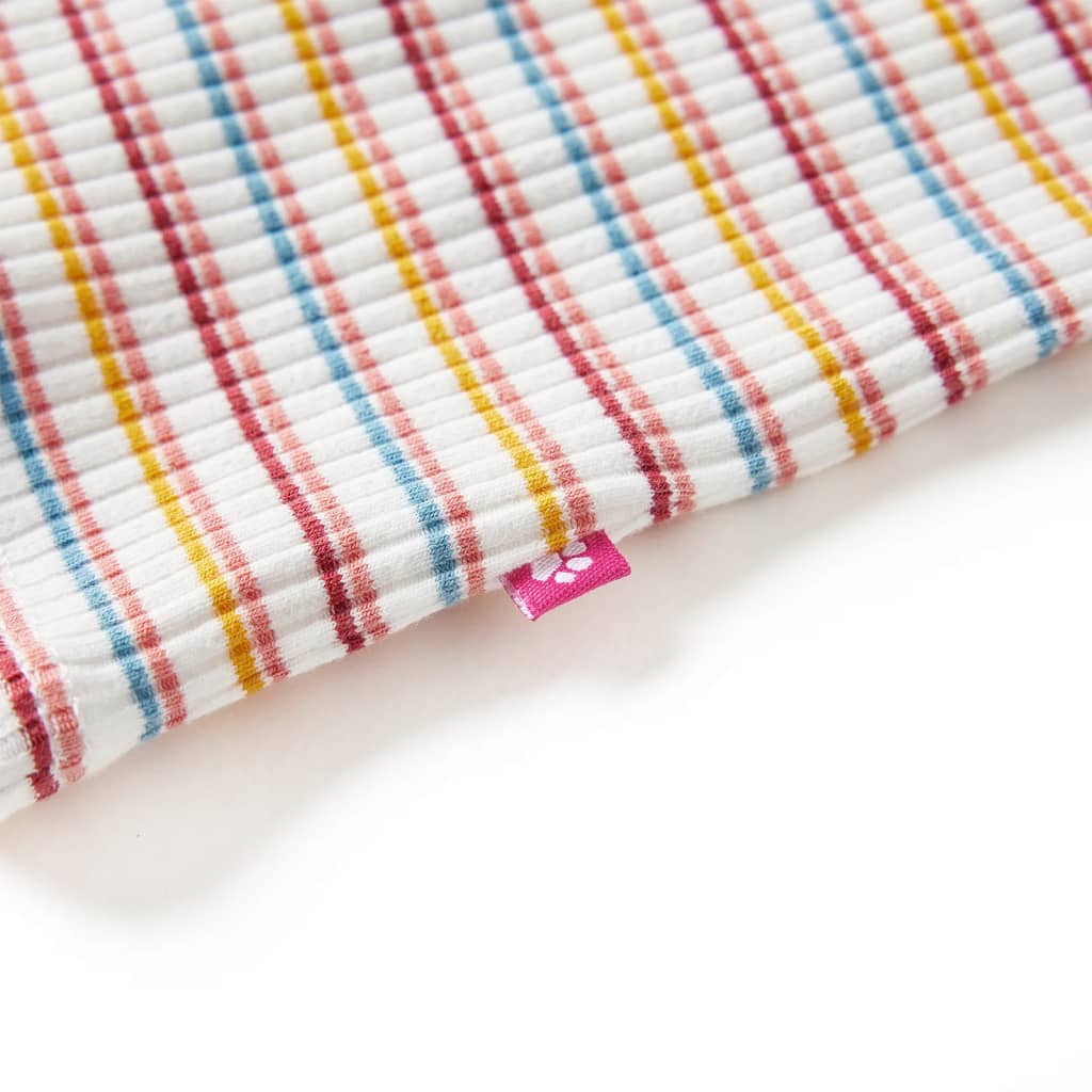 Kindershirt met lange mouwen 116 gestreept ecru is nu te koop bij PeponiXL, paradijselijk wonen!