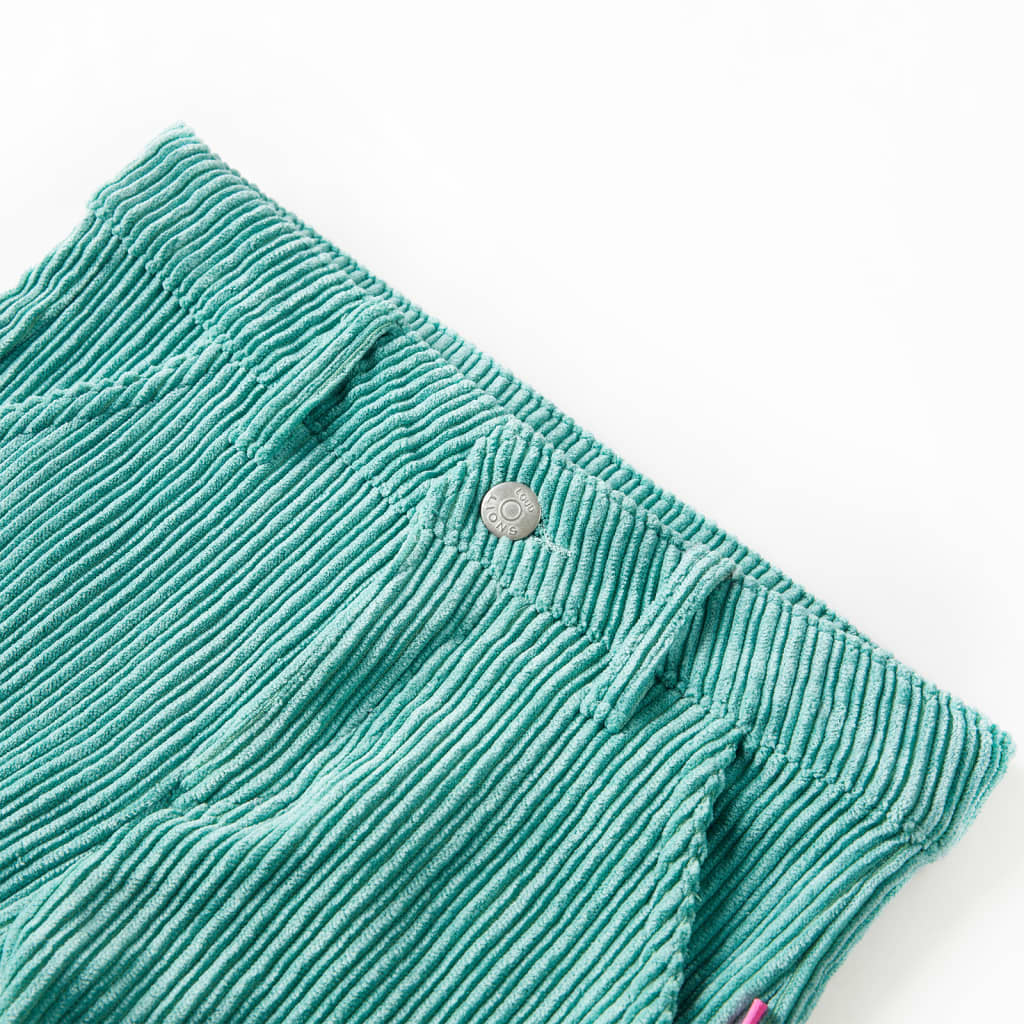 Kinderbroek 104 ribfluweel mintgroen is nu te koop bij PeponiXL, paradijselijk wonen!