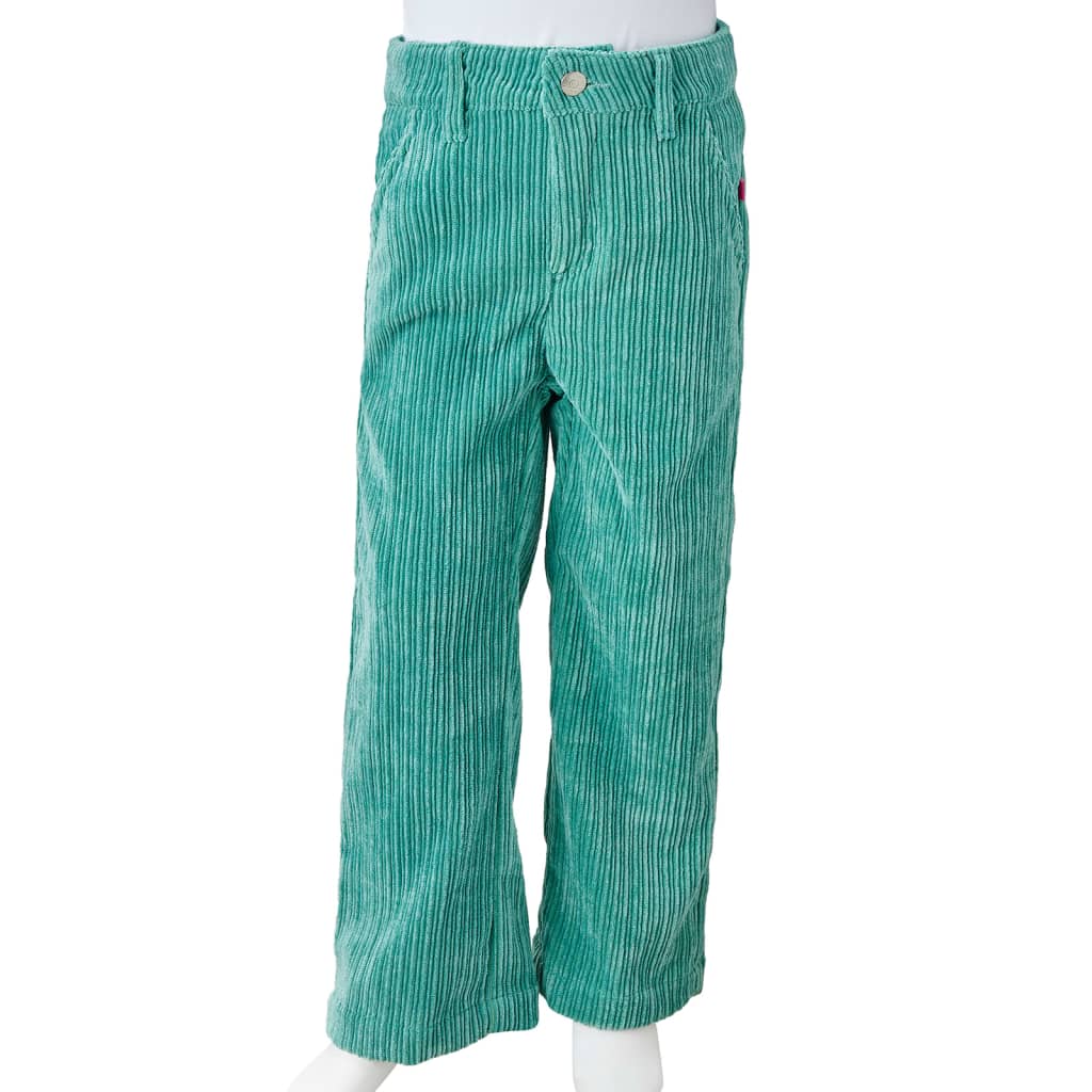 Kinderbroek 116 ribfluweel mintgroen is nu te koop bij PeponiXL, paradijselijk wonen!