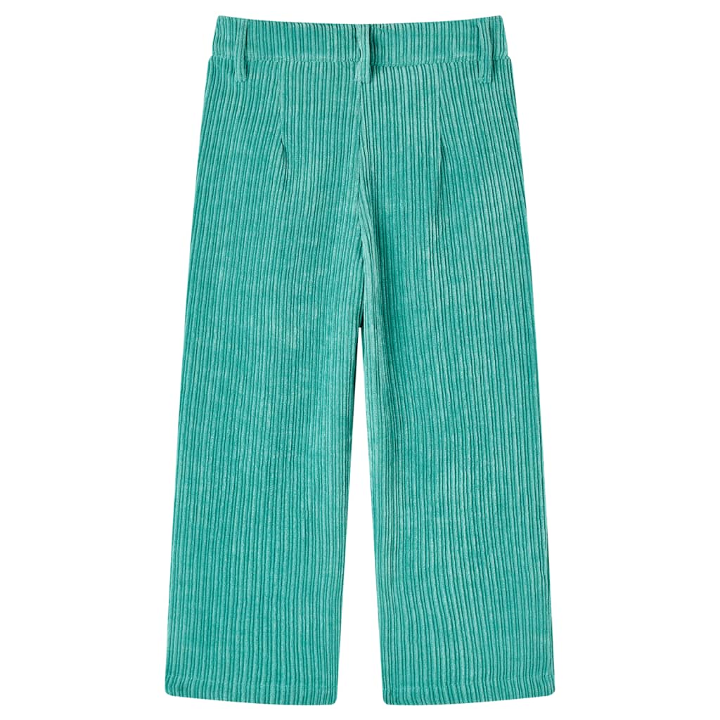 Kinderbroek 128 ribfluweel mintgroen is nu te koop bij PeponiXL, paradijselijk wonen!
